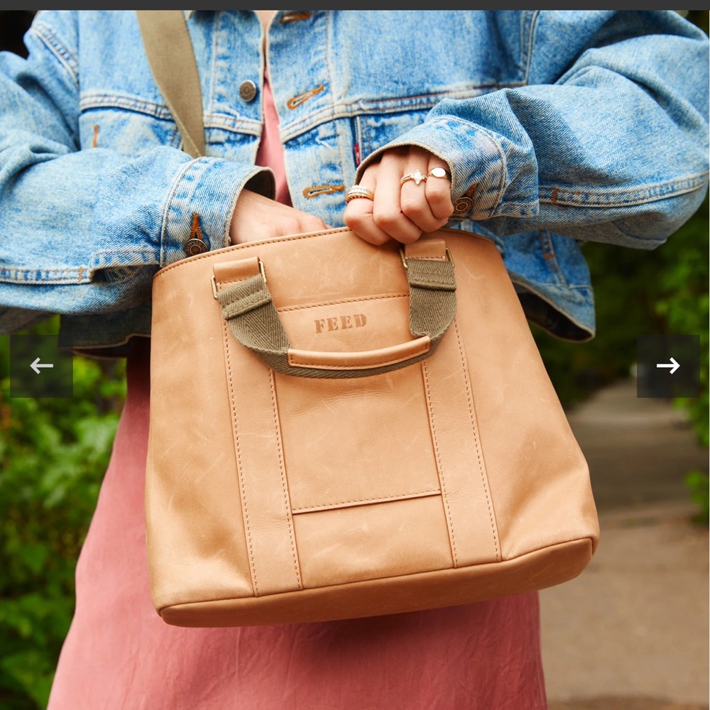 Feed Crossbody Leather Handbag